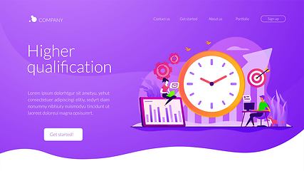 Image showing Productivity landing page template