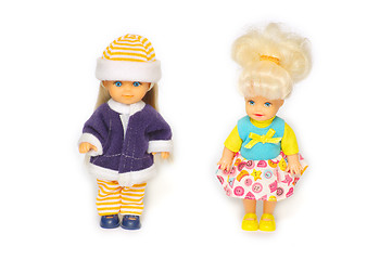 Image showing Two dolls