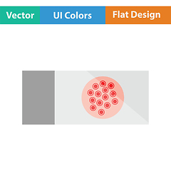 Image showing Bacterium glass icon