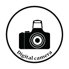 Image showing Icon of photo camera