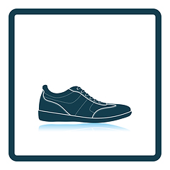 Image showing Man casual shoe icon