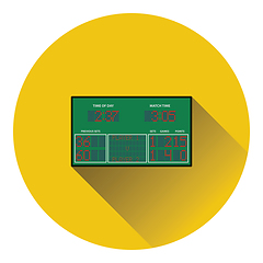 Image showing Tennis scoreboard icon