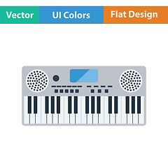 Image showing Music synthesizer icon