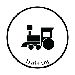 Image showing Train toy icon