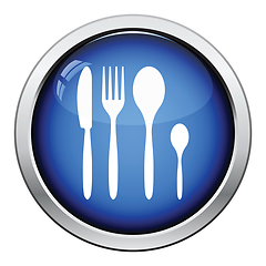 Image showing Silverware set icon