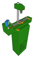 Image showing  Machine vector or color illustration