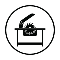 Image showing Circular saw icon