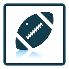 Image showing American football ball icon