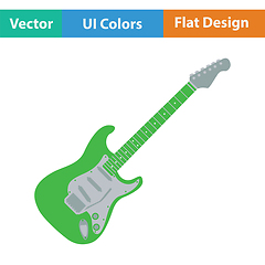 Image showing Electric guitar icon