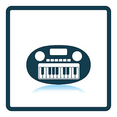 Image showing Synthesizer toy icon