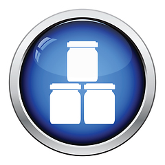 Image showing Baby glass jars icon