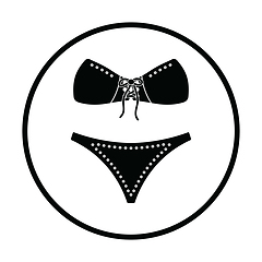 Image showing Sex bra and pants icon