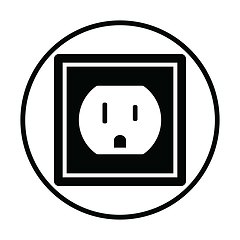 Image showing Electric outlet icon