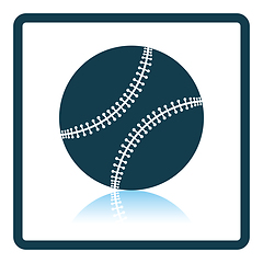 Image showing Baseball ball icon