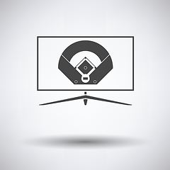 Image showing Baseball tv translation icon