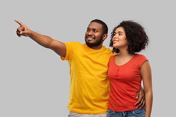 Image showing happy african american couple