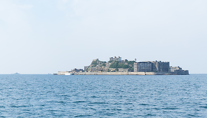 Image showing Abandoned island of Gunkanjima