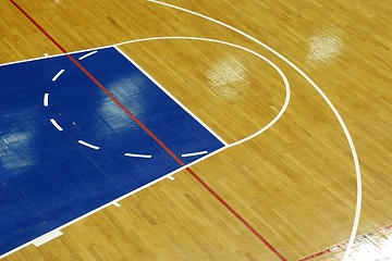 Image showing Basketball court