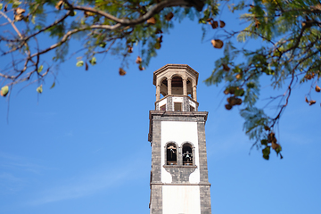 Image showing bell tower on santa cruz de tenerife