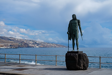 Image showing guanche sculpture in candelaria