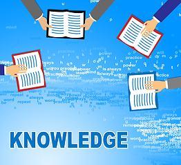 Image showing Knowledge Books Show Know How And Wisdom