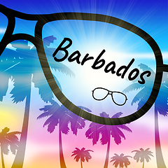 Image showing Barbados Vacation Indicates Caribbean Holiday And Leave