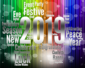 Image showing Twenty Nineteen Shows 2019 New Year Party