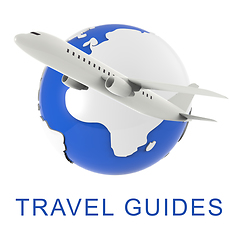 Image showing Travel Guides Means Holiday Tours 3d Rendering