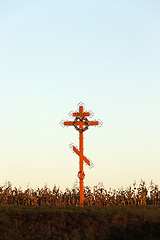 Image showing Religious wooden cross