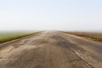 Image showing autumn fog