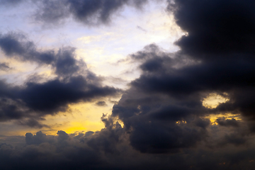 Image showing sky in the clouds