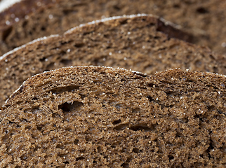 Image showing Black bread