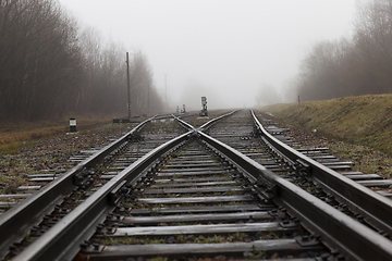 Image showing Old railway