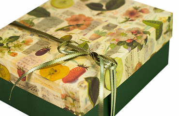 Image showing green gift box