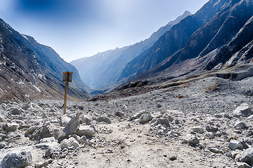 Image showing Nepal Himalaya mountain adventure