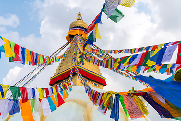 Image showing Boudhanath Stupa in Kathmandu, Nepal