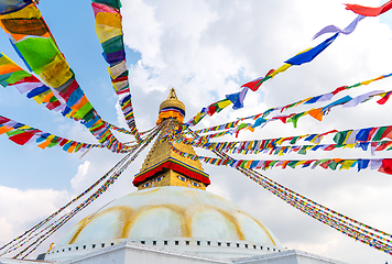 Image showing Boudhanath Stupa in Kathmandu, Nepal