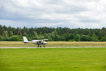 Image showing small plane taking off