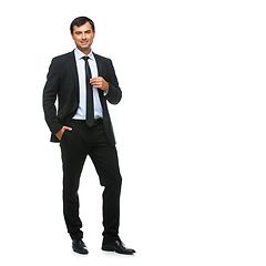 Image showing handsome businessman in suit