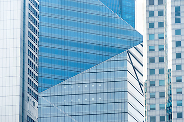 Image showing  modern skyscrapes Singapore Background close-up