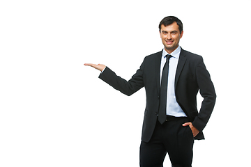 Image showing handsome businessman in suit