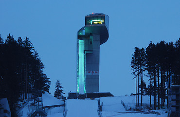 Image showing Ski jump areal