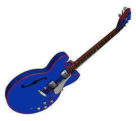 Image showing Use of guitar in various genres vector or color illustration