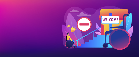 Image showing Inaccessible environments concept banner header