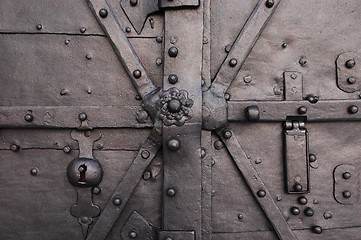 Image showing Metal door