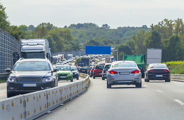 Image showing highway scenery in Southern Germany