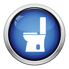 Image showing Toilet bowl icon