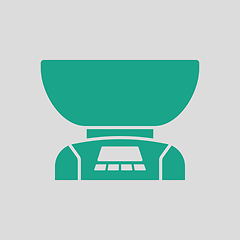 Image showing Kitchen electric scales icon