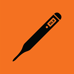 Image showing Medical thermometer icon