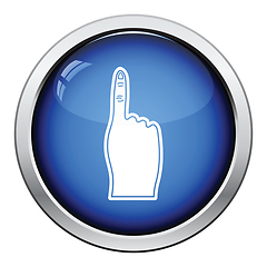 Image showing Fans foam finger icon